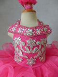 Glitz Beaded Bodice Toddler/Little Girls/Kids/Baby/Newborn Cupcake Pageant Dress - CupcakePageantDress