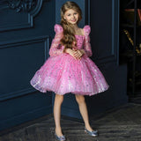 Glitz Beaded Bodice Little Girl Baby Doll Pageant Dress