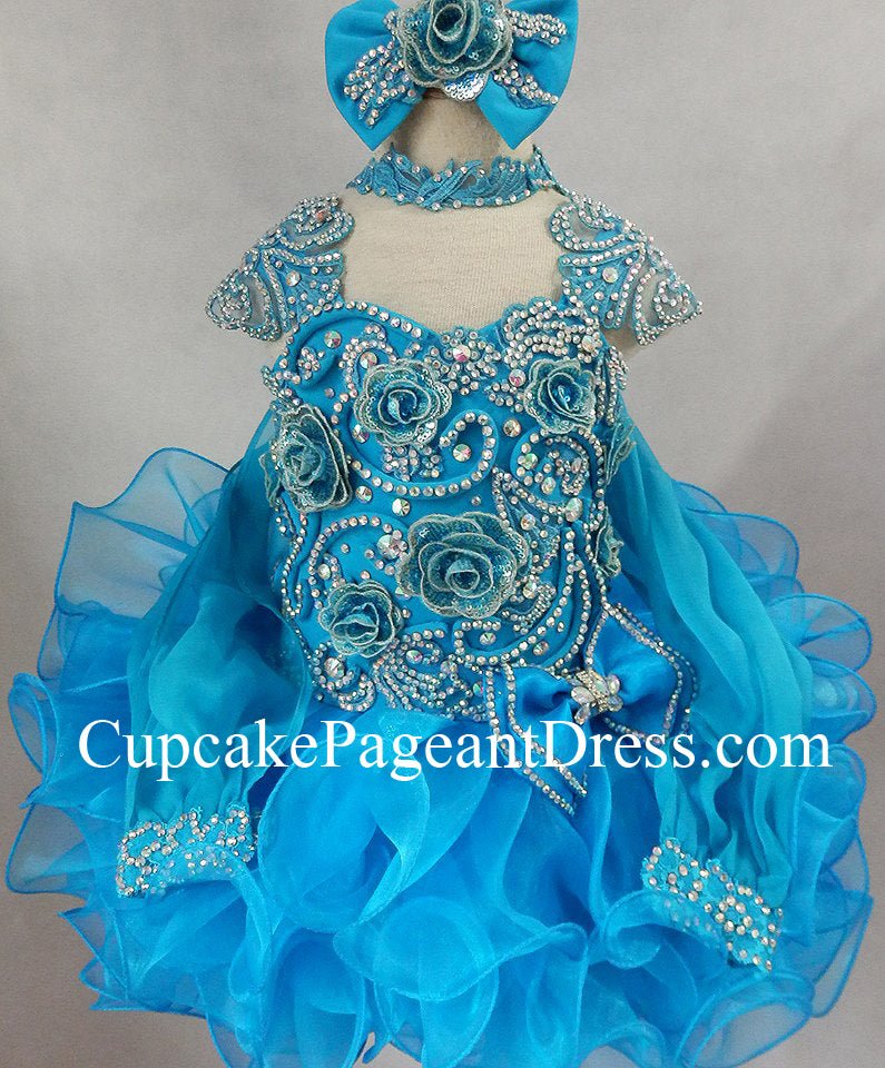 Little Princess Nations Glitz Cupcake Pageant Dress Newborn to 5T 12 colors - CupcakePageantDress