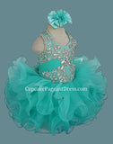 Glitz Beaded Bodice Little Girls/Toddler/Infant/Baby Girl Cupcake Pageant Dress - CupcakePageantDress