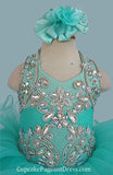 Glitz Beaded Bodice Little Girls/Toddler/Infant/Baby Girl Cupcake Pageant Dress - CupcakePageantDress