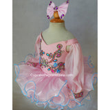 Beautiful Long Sleeve Toddler/Baby Miss/Baby Girl Cupcake Pageant Dress - CupcakePageantDress