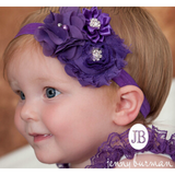 15 color available Girl Baby Kids Toddler Infant Flower Rhinestone Headband Hair Accessories Band - CupcakePageantDress
