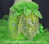 One Shoulder Jennifer Wu Infant/toddler/baby/children/kids Girl's glitze Pageant Dress - CupcakePageantDress