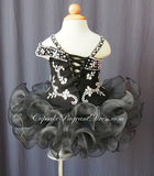 Glitz Beaded Bodice Little Girls/Infant/Toddler/Kids Pageant Dress - CupcakePageantDress