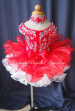 Halter Glitz Infant/toddler/baby/children/kids/newborn Girl's Pageant - CupcakePageantDress