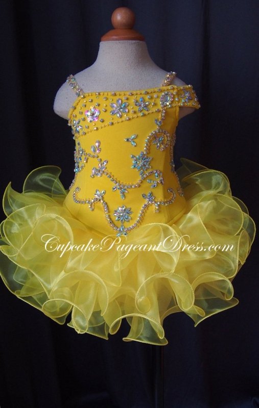 Infant/toddler/baby/children/kids glitz Girl's Jennifer Wu Pageant Dress/clothing 1~4T - CupcakePageantDress