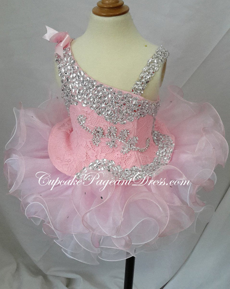 Sparkly Infant/toddler/baby/children/kids Girl's Pageant Dress - CupcakePageantDress