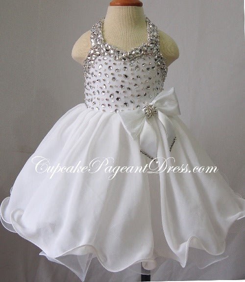 Infant/toddler/baby/children/kids Girl's glitz Pageant evening/prom Dress/clothing - CupcakePageantDress