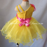 Infant/toddler/baby/children/kids/newborn Girl's Natural Pageant Dress - CupcakePageantDress