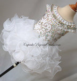 Infant/toddler/baby/children/kids Girl's glitz Pageant evening/prom Dress/clothing 1~6T - CupcakePageantDress