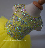 Newborn/Infant/toddler/baby/children/kids Girl's glitz Pageant Dress - CupcakePageantDress