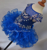 Glitz AB Stones Infant/toddler/baby/children/kids Pageant Dress - CupcakePageantDress