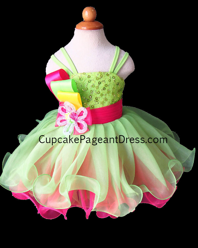 Cute Sequins Lace Bodice Little Girl/Pageant Girl/Baby Miss Pageant Dress - CupcakePageantDress