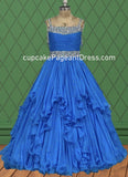 Little Child's Elegant Pageant Dress with Beded Bodice - CupcakePageantDress