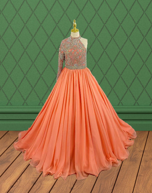 Stunning Long Sleeve Evening Gown for Little Girls - Perfect for Pageants CupcakePageantDress Stunning Long Sleeve Evening Gown for Little Girls - Perfect for Pageants CupcakePageantDress