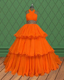 Little Girls Gorgeous Pageant Dress with Glitz Beaded Bodice - CupcakePageantDress