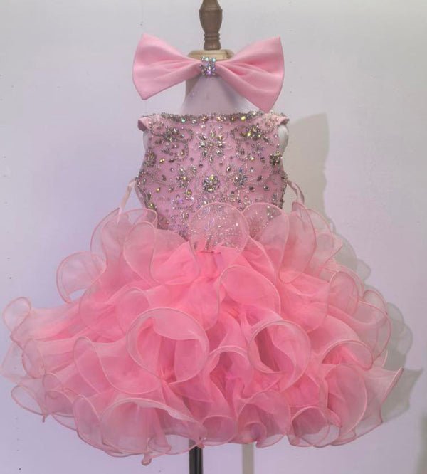 Baby Miss Glitz Cupcake Pageant Dress with Sparkly Bodice - CupcakePageantDress