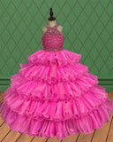 Young Girls Pageant Dress with Dazzling Bodice - CupcakePageantDress
