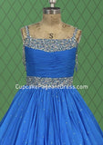 Little Child's Elegant Pageant Dress with Beded Bodice - CupcakePageantDress
