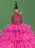 Young Girls Pageant Dress with Dazzling Bodice - CupcakePageantDress