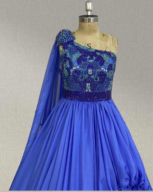 Custom Stunning Royal Pageant Dress for Young Girl - Miss Teen Pageant ...