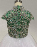 Junior Miss Cap Sleeve Sparkly Pageant Dresses