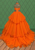 Little Girls Gorgeous Pageant Dress with Glitz Beaded Bodice - CupcakePageantDress
