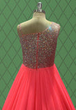 Custom Made Little Girls Elegant Pink Evening Gown