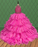 Young Girls Pageant Dress with Dazzling Bodice - CupcakePageantDress