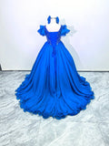 Little Child's Royla Blue Dazzling Prom Couture - CupcakePageantDress