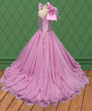 Littles Pink Pageant Dress with Glitz Beaded Bodice - CupcakePageantDress