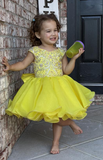 Little Girls/Baby Miss/Infant Pageant dress with Beaded Bodice