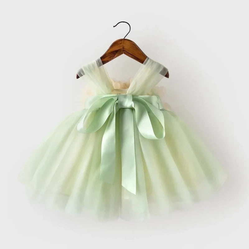 Baby Flower Girl Green Dress for birtyday,party - CupcakePageantDress