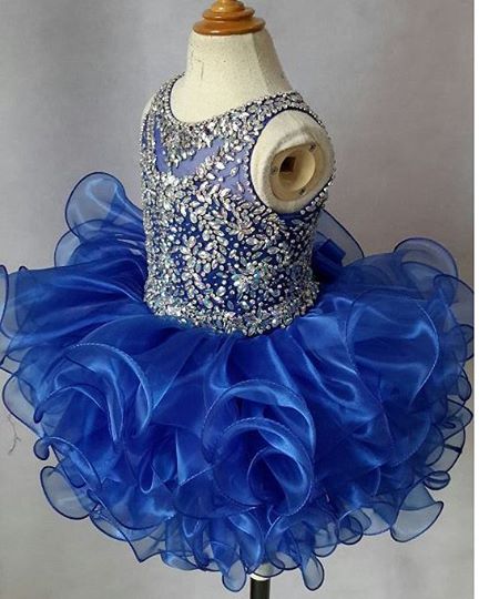 Newborn/Toddler/Infant/Little princess Glitz Naturals Cupcake Pageant Dress - CupcakePageantDress