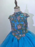 Custom Made Little Girls Dazzling Pageant Dress - CupcakePageantDress