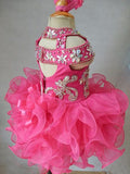 Glitz Beaded Bodice Toddler/Little Girls/Kids/Baby/Newborn Cupcake Pageant Dress - CupcakePageantDress