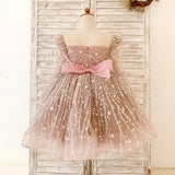 Baby Girls Pageant Dress with Beaded Bodice for birthday