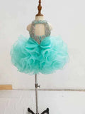 Glitz Beaded Bodice Baby Girl/Baby Miss/Little Child Cupcake Pageant Dress