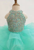 Glitz Beaded Bodice Baby Girl/Baby Miss/Little Child Cupcake Pageant Dress - CupcakePageantDress