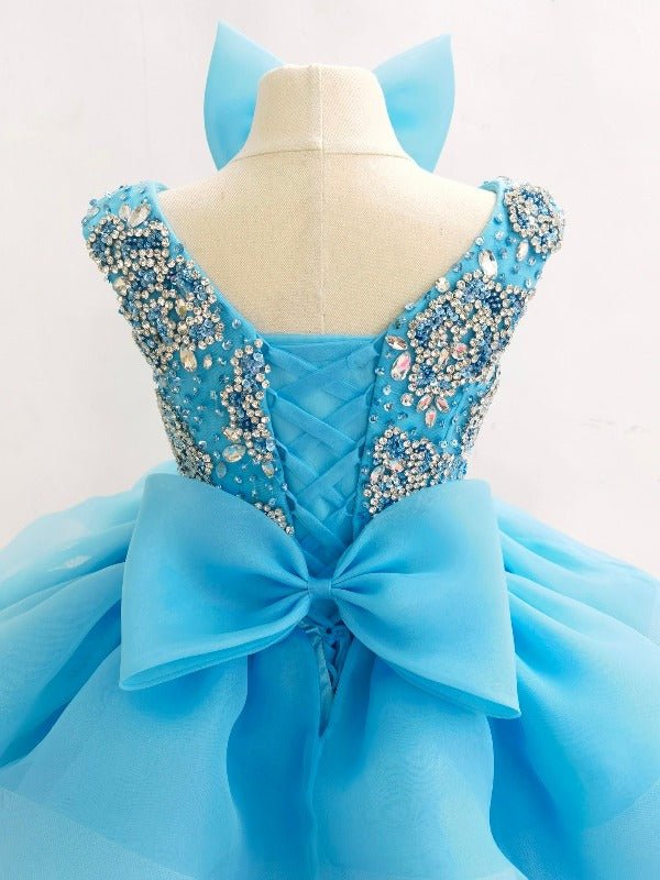 Cusotm Made Little Girl/Baby Girl/Baby Miss Short Pageant Dress - CupcakePageantDress