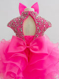 Glitz Beaded Bodice Little Girl/Toddler Cupcake Pageant Dress - CupcakePageantDress