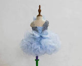 Glitzly Beaded Bodice Little Girl Cupcake Pagant Dress - CupcakePageantDress