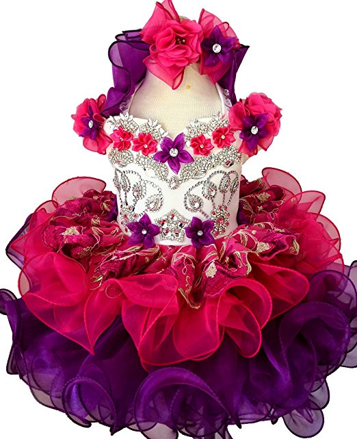 Beautiful Nations Glitz Cupcake Pageant Dress For Baby Girl/Toddler/Kids/Child