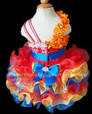 Baby Miss Glitz Beaded Bodice Little Princess Cupcake Dress for Pageant - CupcakePageantDress