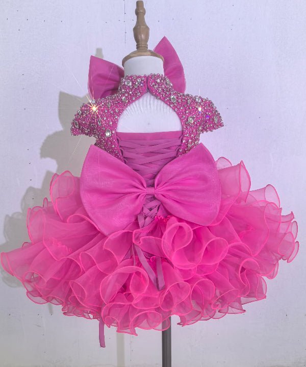 Little Child's Cupcake Pageant Dress with Beaded Bodice - CupcakePageantDress