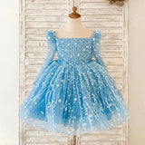 Baby Girls Pageant Dress with Beaded Bodice for birthday