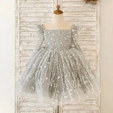 Baby Girls Pageant Dress with Beaded Bodice for birthday