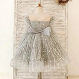 Baby Girls Pageant Dress with Beaded Bodice for birthday