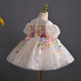 Little Princess Dress with Beaded Bodice for bithday - CupcakePageantDress